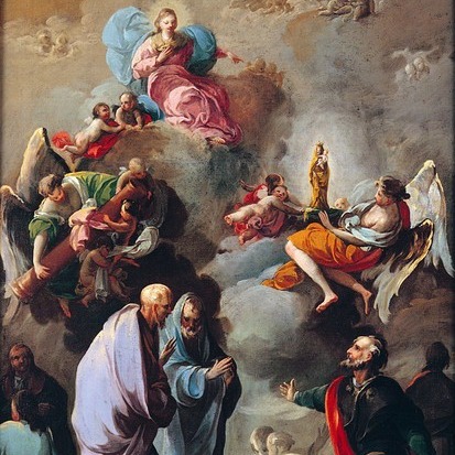 04 Venida de la Virgen del Pilar y aparicion al apostol Santiago